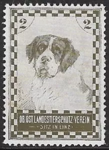 Denmark Poster Stamp Reklamemarke: Nat'l Animal Protection Ass., Linz - cw43.39 - Picture 1 of 1