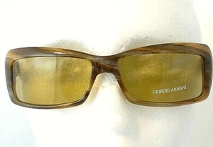 GIORGIO ARMANI SUNGLASSES GA 72/S GK4 TORTOISE FRAME YELLOW LENS 56-14 130 13 - Picture 1 of 6
