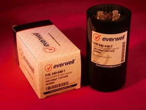 540 - 648 MFD 110-125 vac Electric Motor Start Capacitor uf HVAC volts - Picture 1 of 1