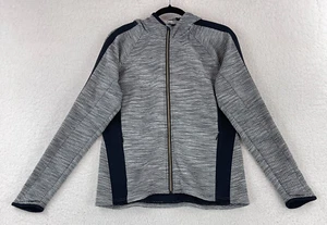 Chaqueta con capucha acolchada Athleta Snowscape para mujer grande gris manga larga cremallera completa - Imagen 1 de 15