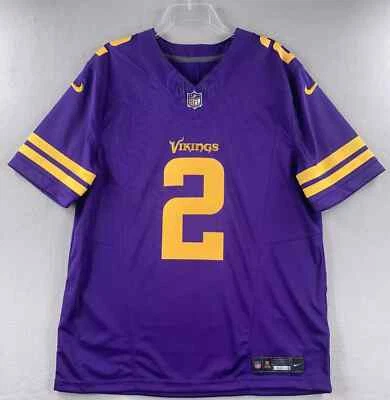 Camiseta deportiva para hombre Justin Jefferson Minnesota Vikings Nike Vapor FUSE Limited 2021 LSU Foto 1 de 4