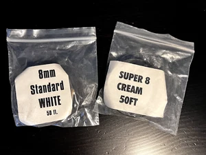 Standard 8mm /Super 8mm - white/cream - 50ft film - Picture 1 of 8