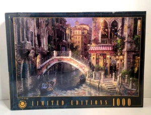VTG 2001 Rose Art Limited Editions Over the Bridge 1000 Pc Puzzle 18 x 26" New! - Picture 1 of 17