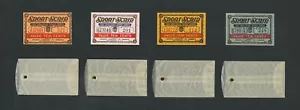 1926-1927 SPALDING SPORTS COMPANY OF AMERICAN SET COMPLETO SCRIP CARDS WRAPPERS - Foto 1 di 2