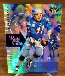 1997 LEAF DONRUSS DREW (BLEDSOE/CURTIS) MARTIN RUN&GUN INSERT (#/3500) HOF #4 