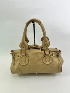 Chloe Beige Leather Medium Paddington Satchel - Picture 1 of 7
