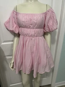 Damen rosa Prinzessin Polly Schlag Rock Kleid Größe 4 - Bild 1 von 6