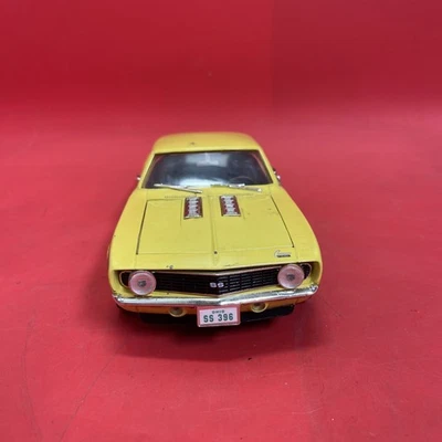 ERTL American Muscle Yellow 1969 Chevy Camaro SS396 Diecast 1:18 - Image 1 of 4