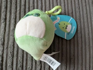 Squishmallows Danny The Dinosaur Plush 9cm Long Bnwt (T30) - Afbeelding 1 van 6