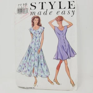 Style 2116 Misses Dress fitted Panel seams  Sewing Pattern sz 6-16 Vintage - Picture 1 of 3