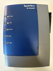 FRITZ! BOX SL WLAN ROUTER, BLAU, AVM - Bild 1 von 4