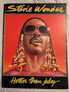 Stevie Wonder HOTTER THAN JULY 1980 Album Sheet Music Song Book Photos VINTAGE - Picture 1 of 7