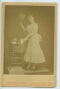 Juliette Beaumaine Opera Theatre des Varietes alte Kabinettkarte Tourtin 1875 - Bild 1 von 3