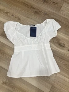 Top Brandy Melville Blair Blanco Talla XS/S - Imagen 1 de 7