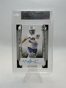 2021 Leaf Metal Draft MATT BUSHMAN Auto Pre Production Proof 1/1 - Picture 1 of 2