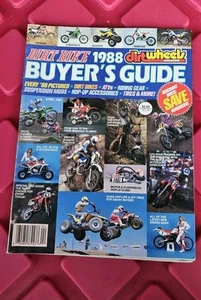 Vintage Dirt Wheels Magazine - April 1988 - Dirt Bike Buyers Guide - Motocross - Picture 1 of 3