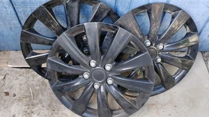 Used Hubcap Set Of 3 Toyota Corolla 2020 OEM Factory 16" Wheel Cover Black - Bild 1 von 13