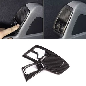 Car Door Glass Lift Button Cover Trim For Mercedes Smart Fortwo 451 2010-2015 - Picture 1 of 5