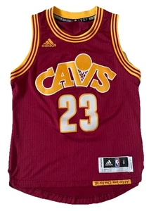Camiseta deportiva Lebron James #23 Cleveland Cavaliers retro Adidas Swingman juvenil S - Imagen 1 de 11