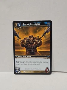 World Of Warcraft TCG Fields Of Honor Darok Steelstrike Regular Common - Picture 1 of 2