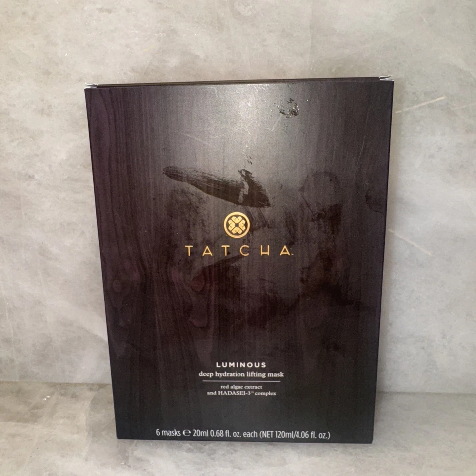 TATCHA Luminous Deep Hydration Lifting Mask 4 Masks