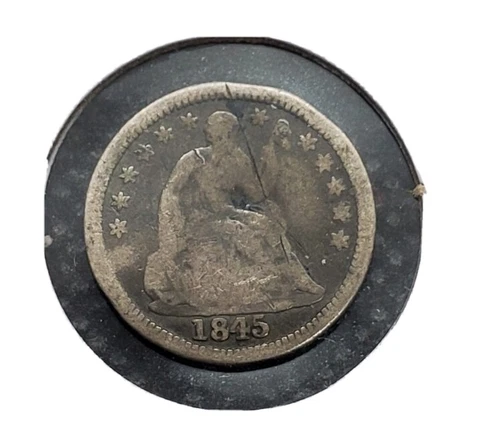 1845 Seated Liberty Half-Dime | GOOD Details Cover