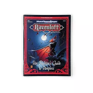 TSR - AD&D 2nd Edition - Ravenloft, Van Richten's Guide to Vampires (NM) 9345 - Imagen 1 de 3