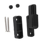 (Black)Latch For Sliding Window Aluminum Alloy Security T Lock For Office