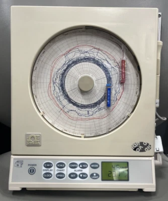 Omega - Portable Universal Temp/Humidity Circular Chart Recorder (Ctxl-trh-w) - Image 1 of 4