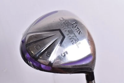 NEW WOMENS LYNX CRYSTAL VCS 5 FAIRWAY WOOD 19* LOFT LADIES FLEX GRAPHITE SHAFT - Image 1 of 4