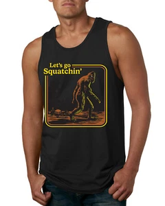 Camiseta sin mangas Let's Go Squatchin Bigfoot para hombre - Imagen 1 de 9