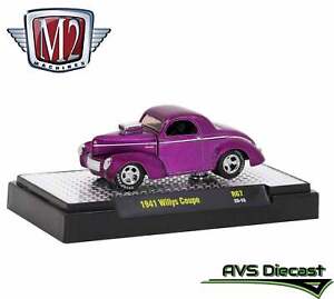 1941 Willy’s Coupe M2 Machines 1:64 Scale Detroit Muscle Release 67 32600-67