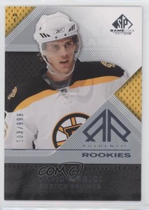 2007-08 SP Game Used Edition Authentic Rookies /999 David Krejci #181 Rookie RC