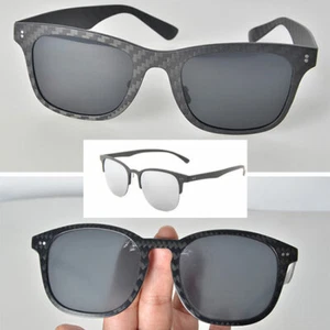 Half/Full Frame Real Carbon Fibre Sunglasses Driving Hiking Polarizers Glasses - Picture 1 of 17