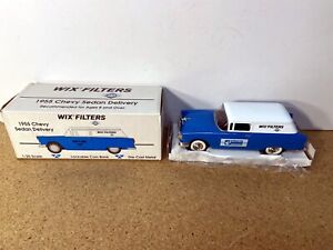 Liberty Classics Wix Filters 1955 Chevy Chevrolet Sedan 1/25 Diecast Coin Bank