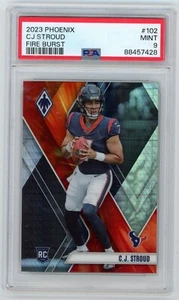 Phoenix Cj Stroud Fire Burst RC 2023/340 #102 PSA 9 como nuevo - Imagen 1 de 2