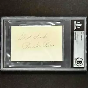 Pee Wee Reese HOF signed cut signature autograph BGS BAS Beckett auto Dodgers - Picture 1 of 1