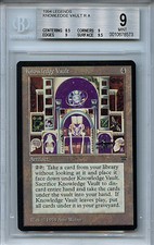 MTG Legends Knowledge Vault BGS 9.0 (9) Mint magic card 8573