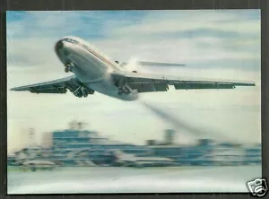 Tokyo 3-D postcard Airport Plane Japan 60s - Picture 1 of 1