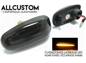 2 x SMOKED BLACK MARKER LIGHTS REPEATERS LED for MERCEDES C-CLASS W202 1993-2000 - Bild 1 von 3