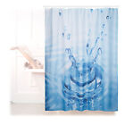 Duschvorhang Wassertropfen Badewannenvorhang Motiv Anti-Schimmel waschbar 180 cm