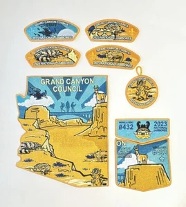 OA BSA GRAND CANYON COUNCIL WIPALA WIKI LODGE 2023 JAMBOREE SET 8-PIECE FULL SET - Picture 1 of 2