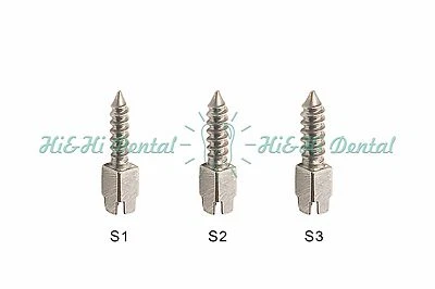 150Pcs Hi&Hi Dental #S1&S2&S3 Stainless Steel Dental Screw Post for Root Canal - Image 1 of 2