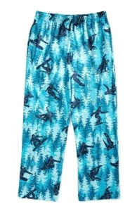 Wonder Nation Boys Sleep Pant PJ NWT Lounge pants Blue Ski Snowboard Size M 8 - Picture 1 of 3