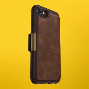 OtterBox Strada Wallet Case for iPhone 7/8/SE 2nd Gen/SE 3rd Gen - Brown - Picture 1 of 9