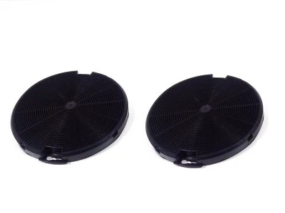 EUROFILTER Coppia filtro caboni attivi compatibile Faber Franke Ikea Smeg Aeg Rex Zanussi