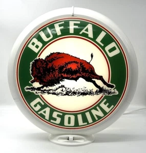 BUFFALO GASOLINE 13.5" Gas Pump Globe - SHIPS FULLY ASSEMBLED! - Picture 1 of 16