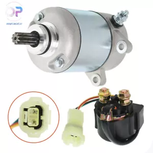 Starter & Relay Solenoid for Honda TRX250TE TRX 250Te Recon 250 Es 2X4 02-07 ATV - Picture 1 of 7