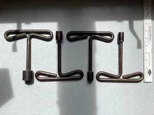 4 Antique Blackhawk Hex Crimped Socket T Wrenches 7/16, 1/2, 19/32, 7/8 1919-20 - Picture 1 of 8