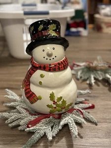 Gibson 12" groß Schneemann Keksdose - Bild 1 von 5